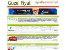 Tablet Screenshot of guzelfiyat.com